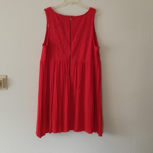 Red Sleeveless Dress By Torrid Size 20 - Picture 3 of 4